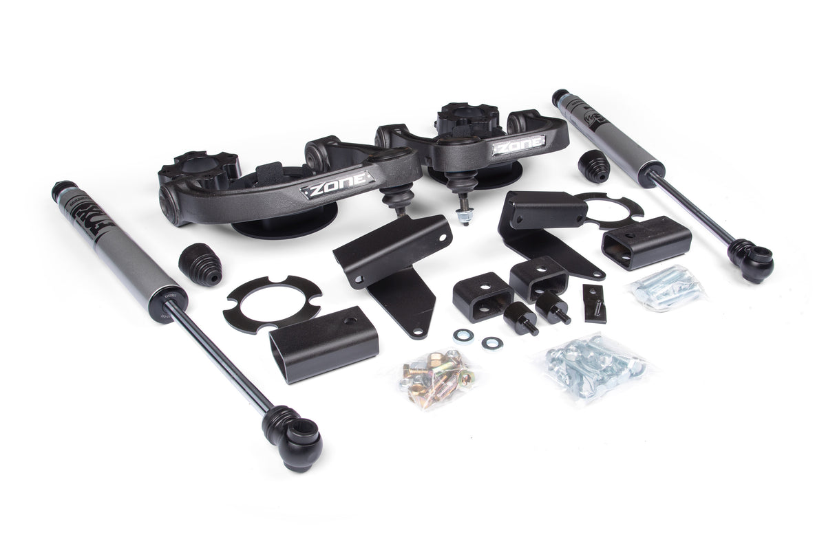 22-26 Toyota Tundra 4WD 3.25 Inch Adventure Series Lift Kit 1.75 Inch Rear Spacer Zone Offroad