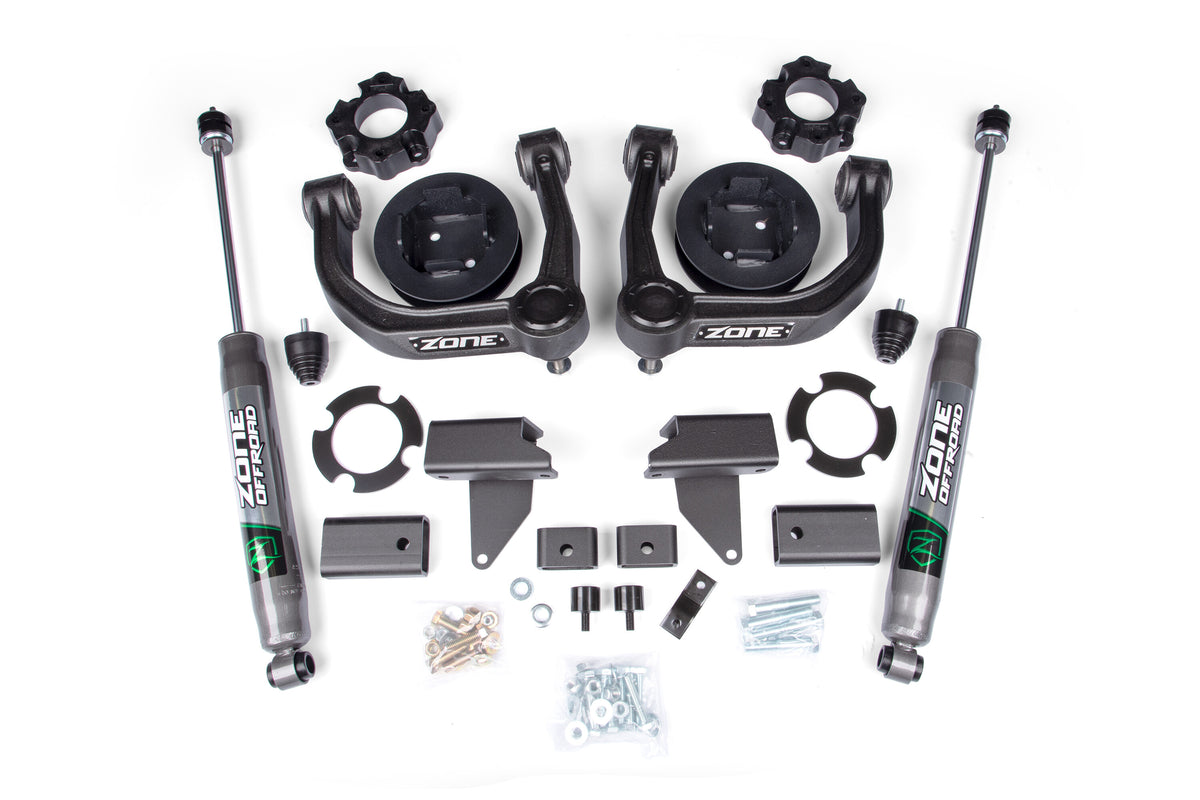 22-26 Toyota Tundra 4WD 3.25 Inch Adventure Series Lift Kit 1.75 Inch Rear Spacer Zone Offroad