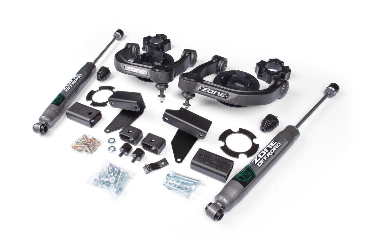 22-26 Toyota Tundra 4WD 3.25 Inch Adventure Series Lift Kit 1.75 Inch Rear Spacer Zone Offroad