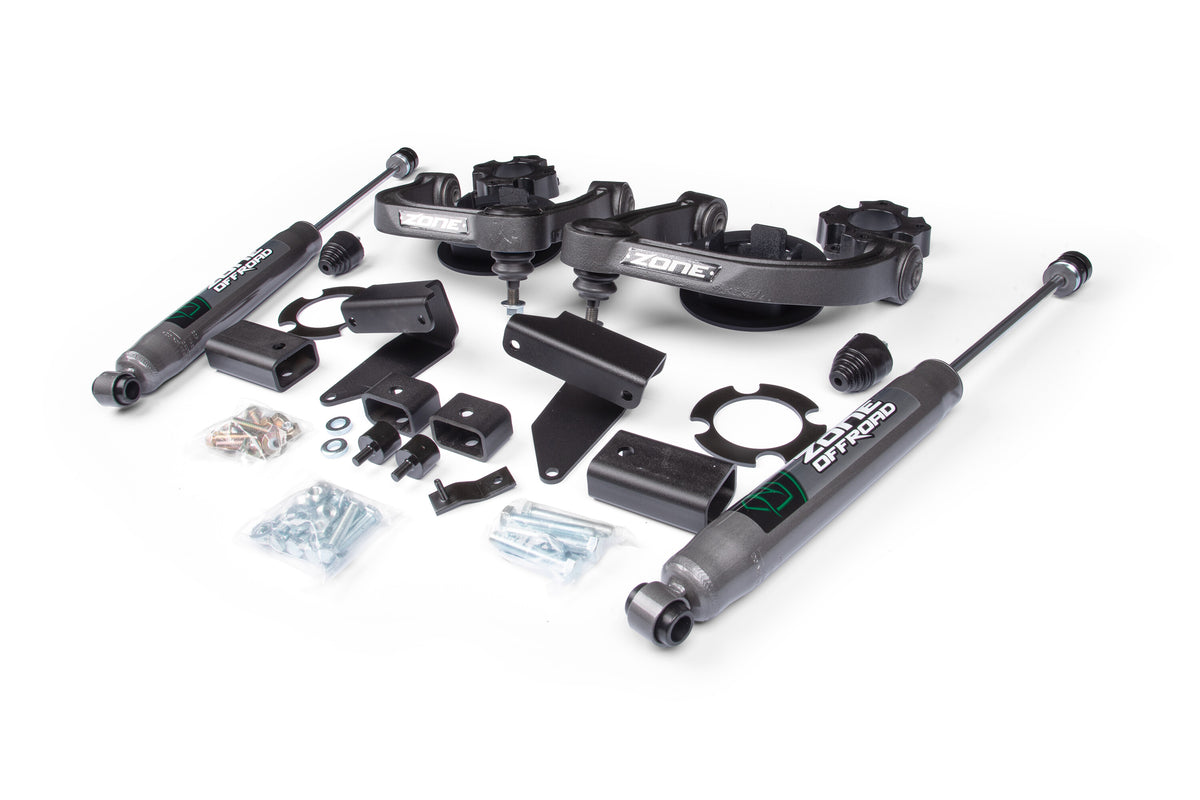 22-26 Toyota Tundra 4WD 3.25 Inch Adventure Series Lift Kit 1.75 Inch Rear Spacer Zone Offroad