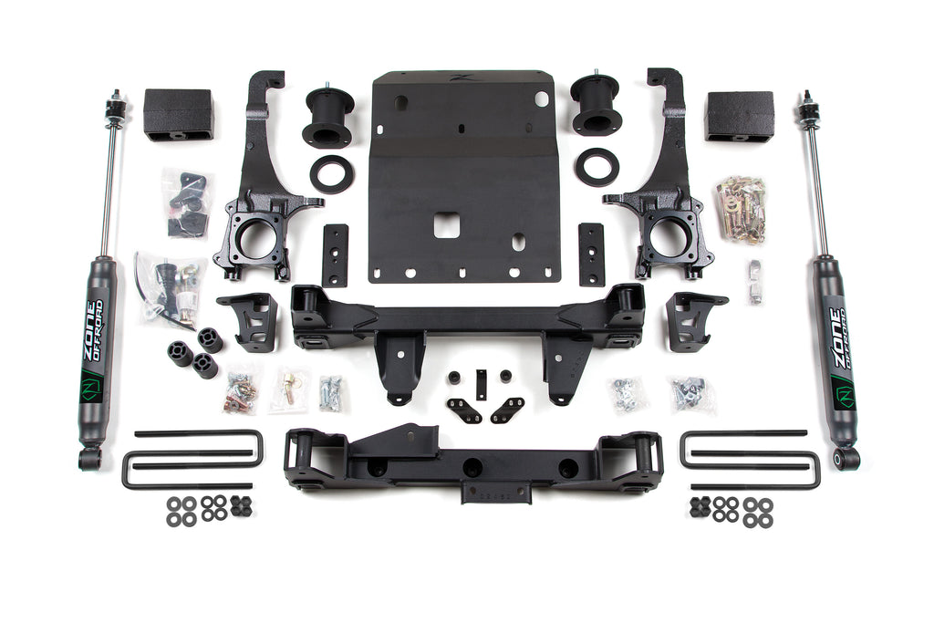 05-15 Toyota Tacoma 6 Inch Front 4 Inch Rear Lift Kit With Nitro Shocks Zone Offroad