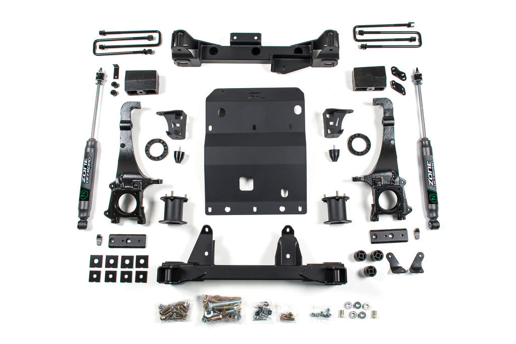 16-23 Toyota Tacoma 6 Inch Front 4 Inch Rear Lift Kit Zone Offroad