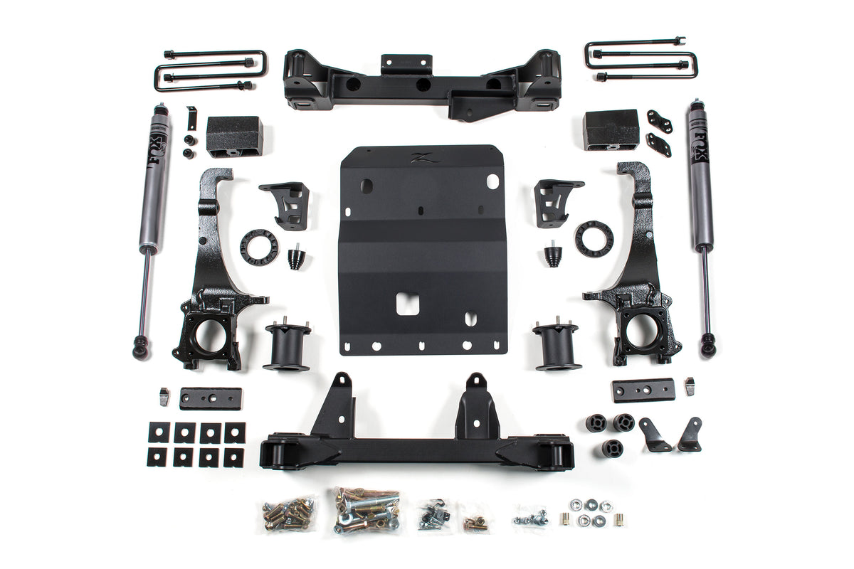 16-23 Toyota Tacoma 6 Inch Front 4 Inch Rear Lift Kit Zone Offroad