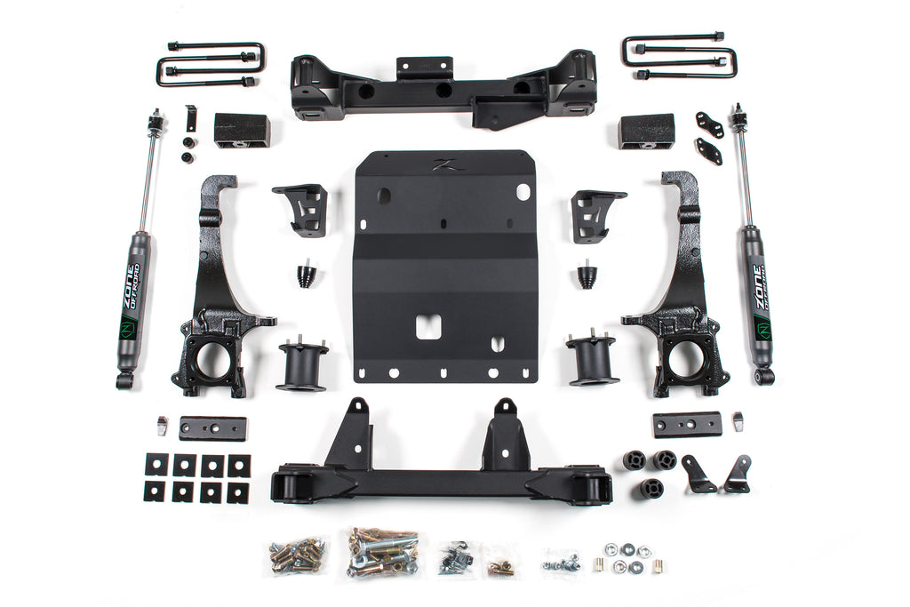 16-23 Toyota Tacoma 4 Inch Front 3 Inch Rear Lift Kit Zone Offroad