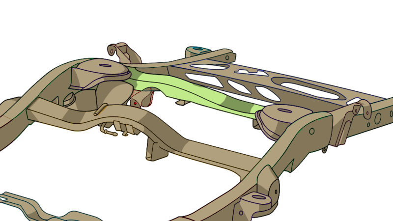 Rust Buster Track Bar Crossmember