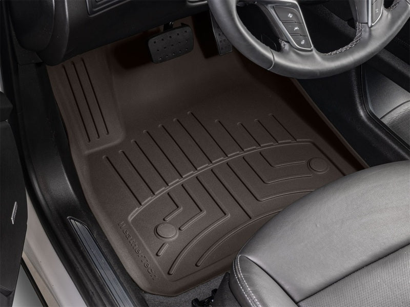 WeatherTech 17-23 Cadillac XT5 Front FloorLiner HP - Cocoa