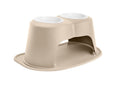 WeatherTech Pet Feeding System Double High 64oz 10in. Poly Bowl - Tan