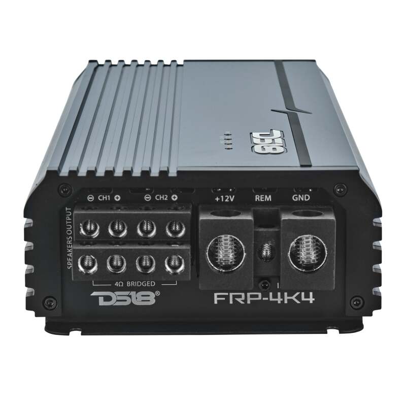 DS18 4-Channel Class-D Amp Stereo Full-Range 4 x 400 W RMS at4 ohm- Titanium