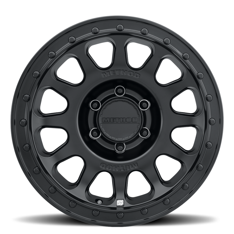 Method MR709 HD Bead Grip 20x 9in / ET12 / 5x5 BP / 71.5mm Bore - Black Wheel