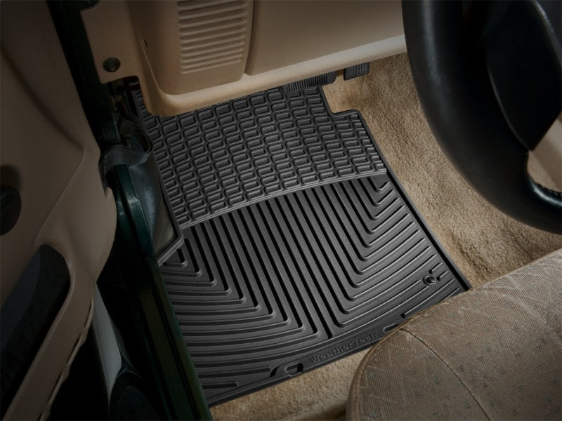 WeatherTech 97-06 Jeep Wrangler Front Rubber Mats - Black