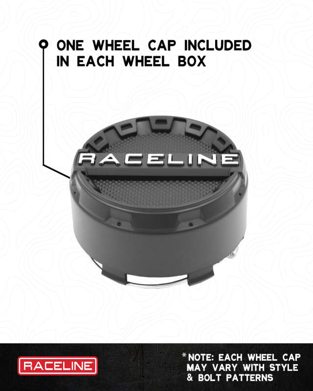 Raceline A71B Mamba 14x8in / 4x156 BP / 0mm Offset / 132.5mm Bore - Satin Black Beadlock Wheel