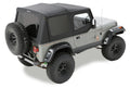 Bestop 03-06 Jeep Wrangler TJ Replace A-Top (Black Diamond Sailcloth Tinted Windows Upper Door Skin)