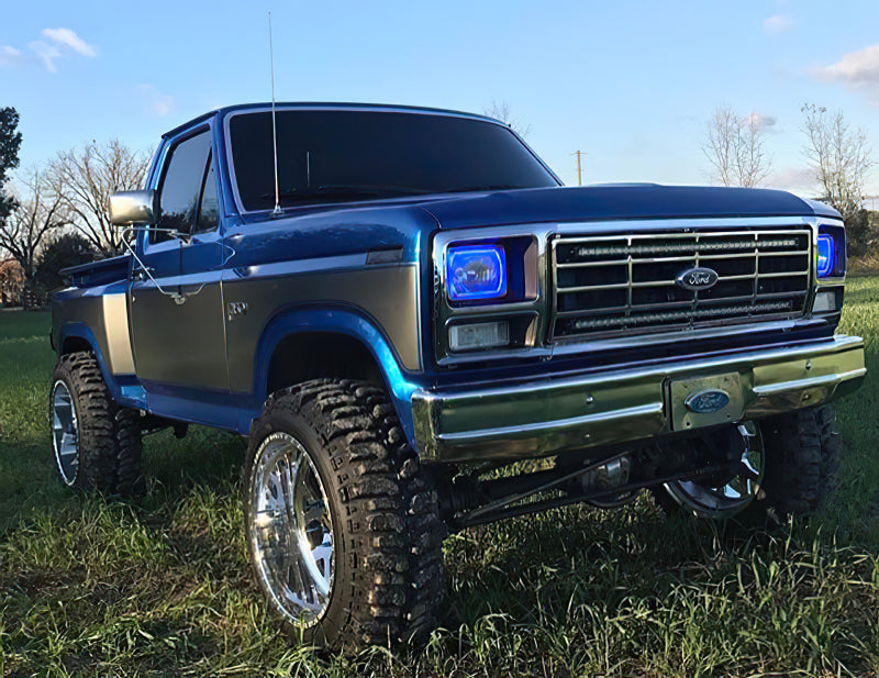 Oracle Pre-Installed Lights 7x6 IN. Sealed Beam - Blue Halo