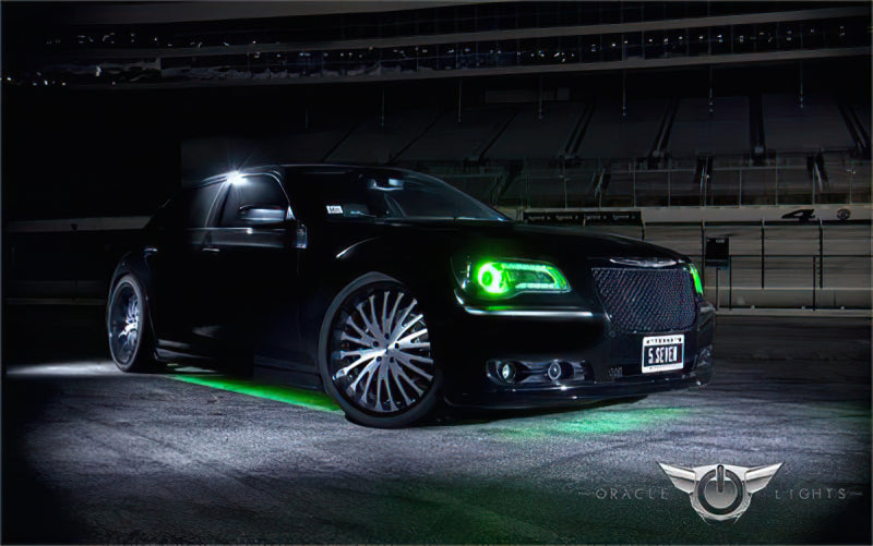 Oracle 11-19 Chrysler 300C DRL Upgrade w/ Halo Kit - ColorSHIFT w/ Simple Controller