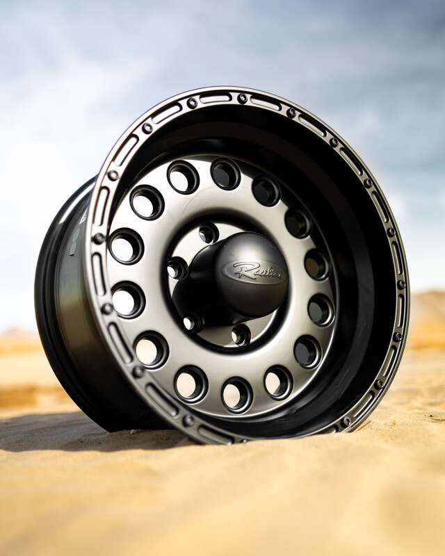 Raceline 887B Rock Crusher 15x10in / 5x114.3 BP / -47mm Offset / 83.82mm Bore - Satin Black Wheel