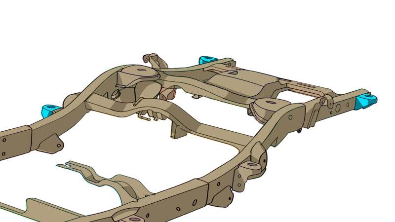 Rust Buster Avalanche/Suburban/Yukon Rear Body Frame Mount