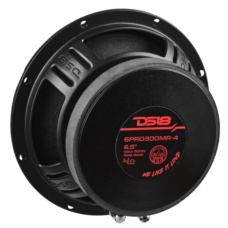 DS18 6.5in 150 Watts RMS 4 ohm Mid-Range Loudspeaker High Sensitivity 102dB