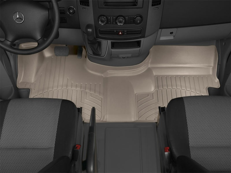 WeatherTech 07+ Dodge Sprinter Front Floorliner OTH - Tan