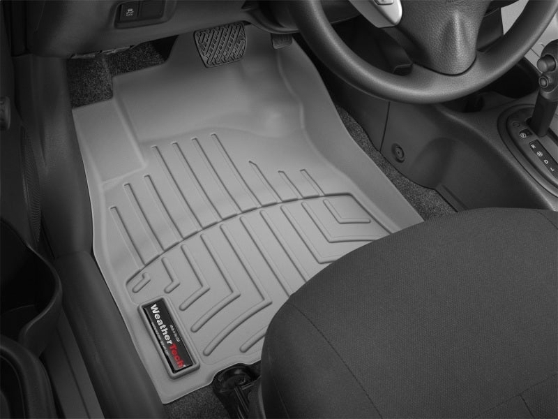 WeatherTech 12+ Nissan Versa Sedan Front FloorLiner - Grey
