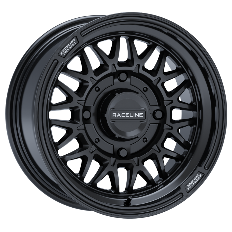 Raceline A13GB Omega 15x10in/4x137 BP / 0mm Offset /110.18mm Bore - Gloss Black Wheel