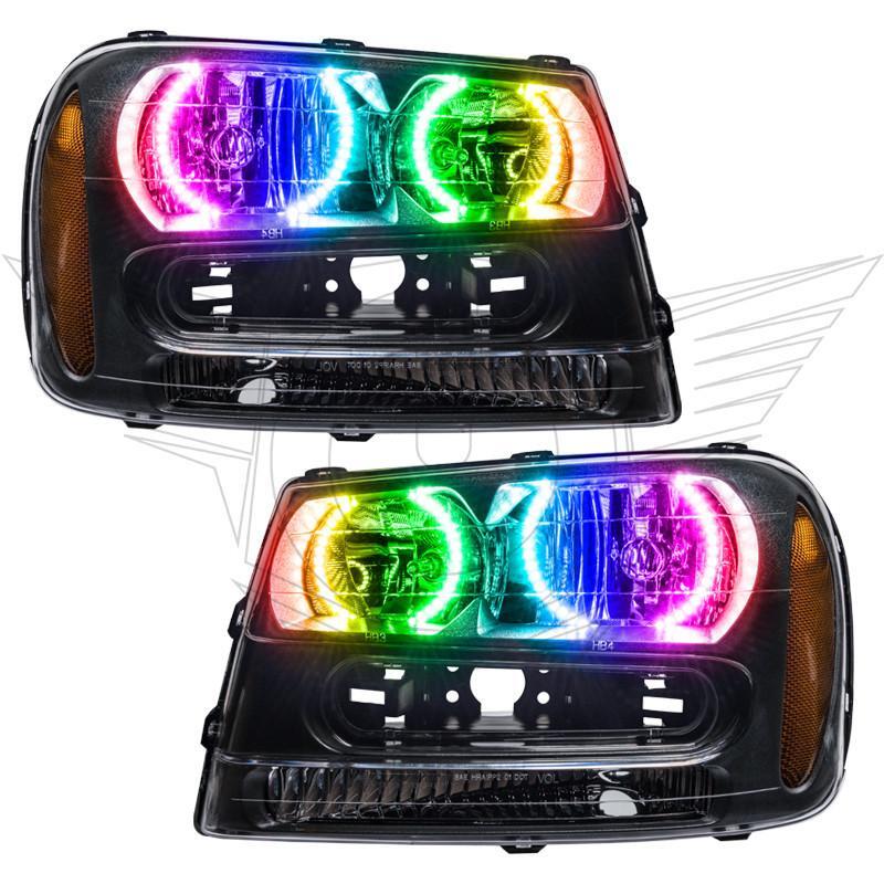 Oracle Chevrolet Trail Blazer 02-09 Halo Kit - ColorSHIFT w/o Controller