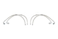 Fabtech 07-18 Jeep JK 4WD Front & Rear Extended Brake Line Kit