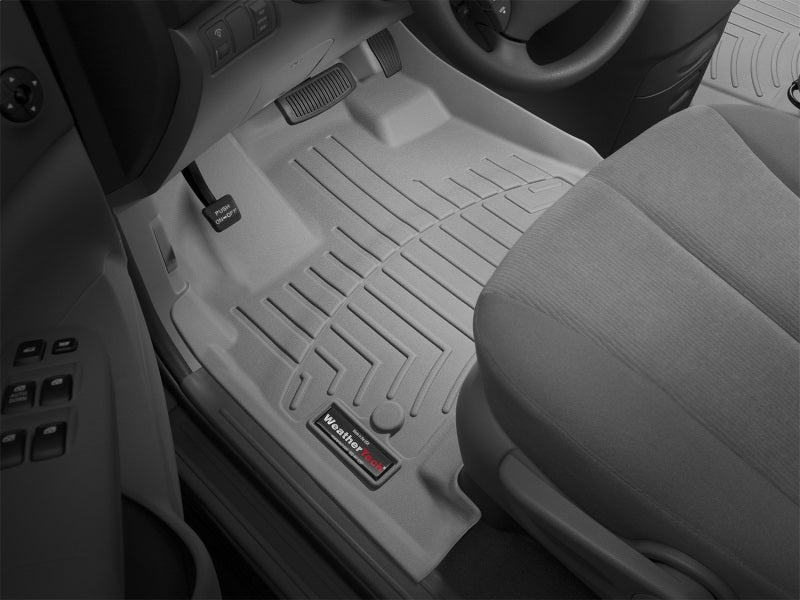 WeatherTech 06-12 Kia Sedona Front Floorliner OTH - Grey