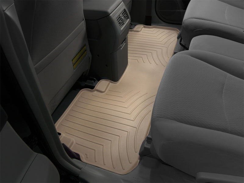 WeatherTech 08-13 Toyota Highlander Rear FloorLiner - Tan