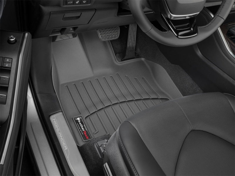 WeatherTech 2020+ Toyota Highlander Front FloorLiner - Black