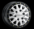 Raceline A14SB Alpha 15x7in /  BP / 25mm Offset / 68mm Bore - Hyper Silver w/Black Ring