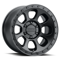 Raceline 961B Bolt 17x9in / 5x127 BP / -12mm Offset / 78.1mm Bore - Satin Black
