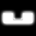 ORACLE Lighting Universal Illuminated LED Letter Badges - Matte Wht Surface Finish - U