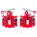 Power Stop 98-01 Audi A4 Rear Red Calipers w/Brackets - Pair