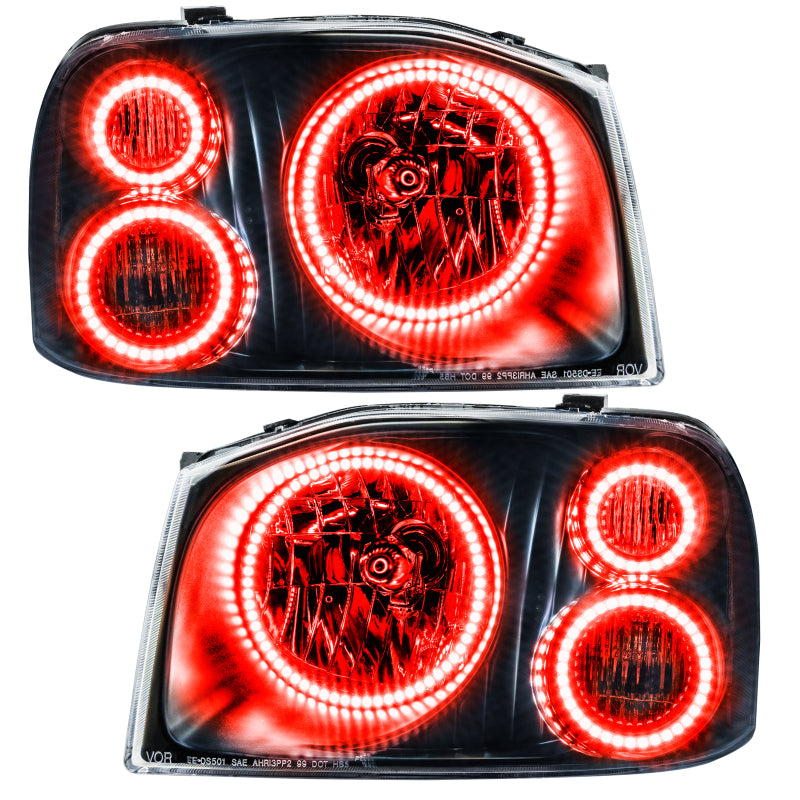 Oracle 01-04 Nissan Frontier SMD HL - Triple Halo - ColorSHIFT w/ Simple Controller