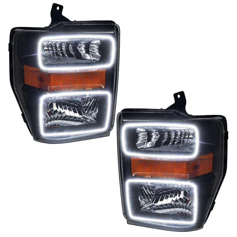 Oracle 08-10 Ford F250/350 LED HL - Black - ColorSHIFT w/ Simple Controller