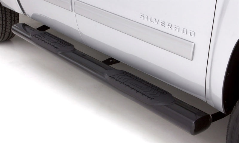 Lund 2019 Chevy Silverado 1500 Crew Cab 6in. Oval Straight Steel Nerf Bars - Black