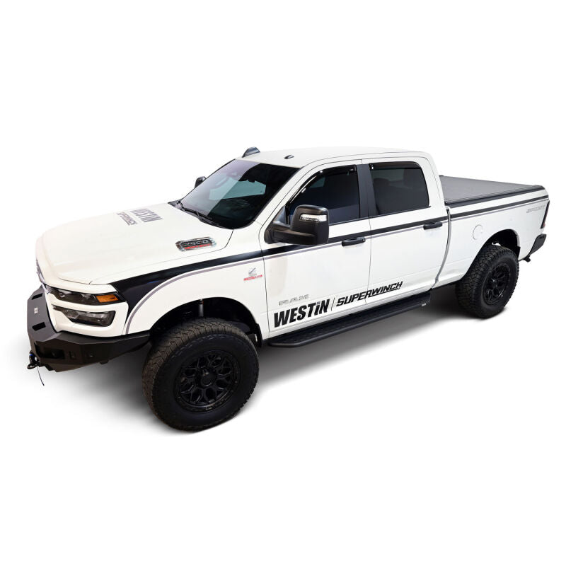 Westin 09-18 Ram 1500 Crew Cab Outlaw Running Boards - Textured Black