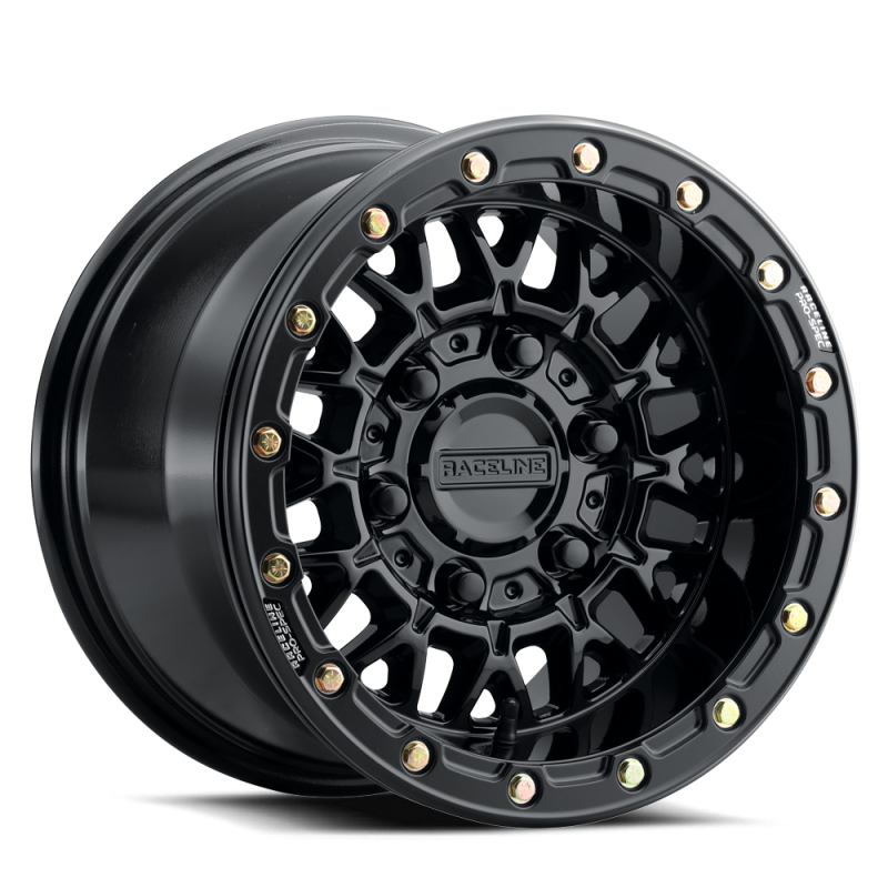 Raceline A15 Omega 15x8in / 4x137 BP / 0mm Offset / 110.18mm Bore - Gloss Black