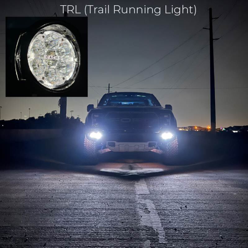 Nacho Lighting Quatro Flood 4in. Offroad LED Light - Pair