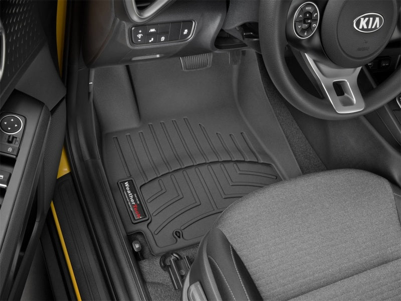WeatherTech 2020+ Kia Soul Front FloorLiner - Black