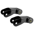 RockJock XJ Cherokee Boomerang Leaf Spring Shackles 5in w/ Urethane Bushings and Hardware