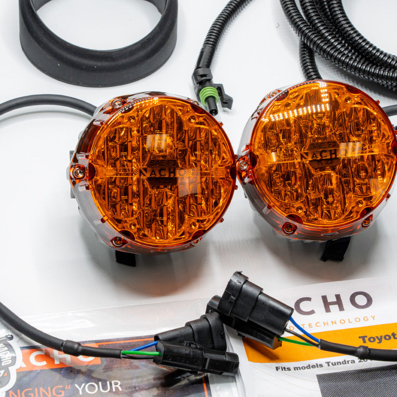 Nacho Lighting Toyota SAE Only Plug N Play Fog Light Kit - Amber