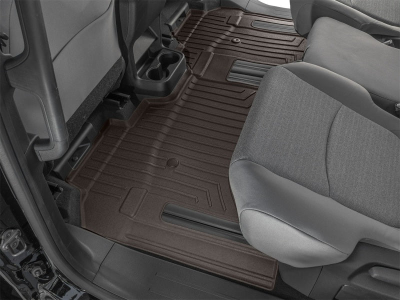 WeatherTech 2021+ Toyota Sienna Rear (2nd Row) FloorLiner HP - Cocoa (8 Passenger)