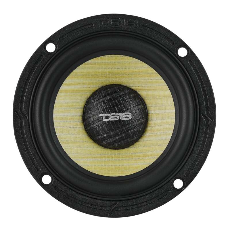 DS18 Dlx Qlty 6.5in+3.5in+2.2in 3-Way 180 Watt RMS 4 ohm Ylw Straw + Composite Foam Cone Neodymium