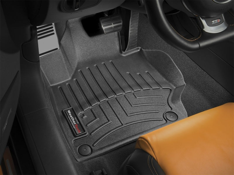 WeatherTech 08-13 Audi TT/TTS Front FloorLiner - Black