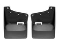 WeatherTech 20-24 Chevrolet Silverado 2500HD/3500HD Rear No Drill Mudflaps - Black