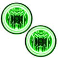 Oracle Lighting 07-13 Toyota Tundra Pre-Assembled LED Halo Fog Lights -Green