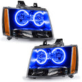 Oracle 07-13 Chevrolet Avalanche Pre-Assembled SMD Headlights - Blue