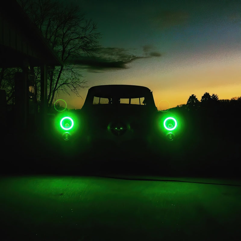 Oracle Pre-Installed Lights 7 IN. Sealed Beam - UV/Purple Halo