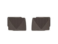 WeatherTech 2013+ Ford Fusion Rear Rubber Mats - Cocoa